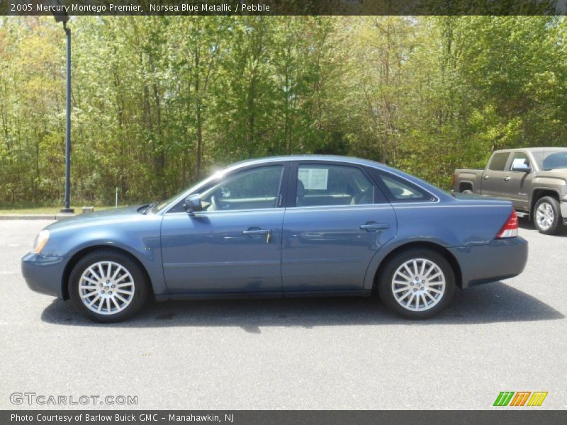 Norsea Blue Metallic / Pebble 2005 Mercury Montego Premier