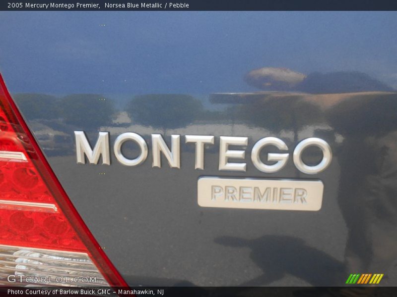 Norsea Blue Metallic / Pebble 2005 Mercury Montego Premier