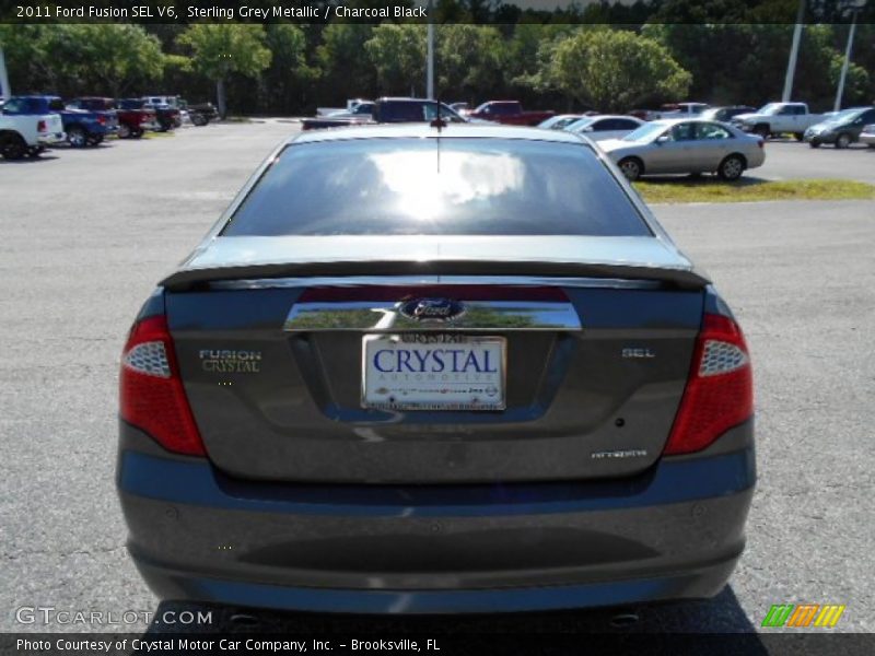 Sterling Grey Metallic / Charcoal Black 2011 Ford Fusion SEL V6