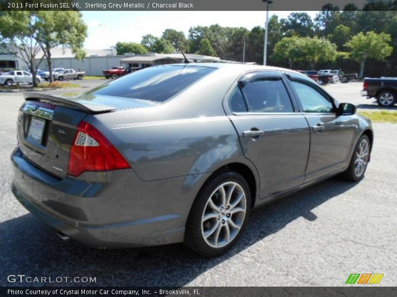 Sterling Grey Metallic / Charcoal Black 2011 Ford Fusion SEL V6