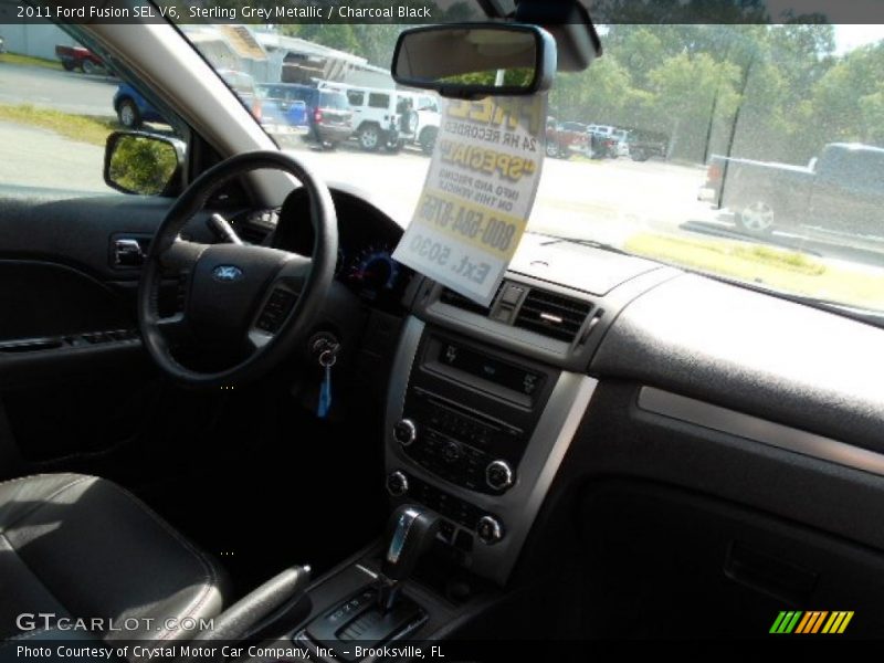 Sterling Grey Metallic / Charcoal Black 2011 Ford Fusion SEL V6