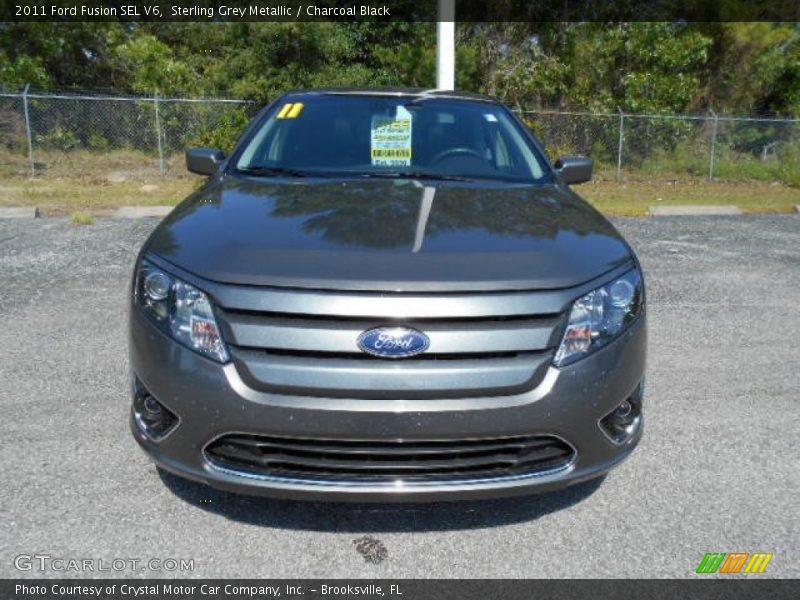 Sterling Grey Metallic / Charcoal Black 2011 Ford Fusion SEL V6