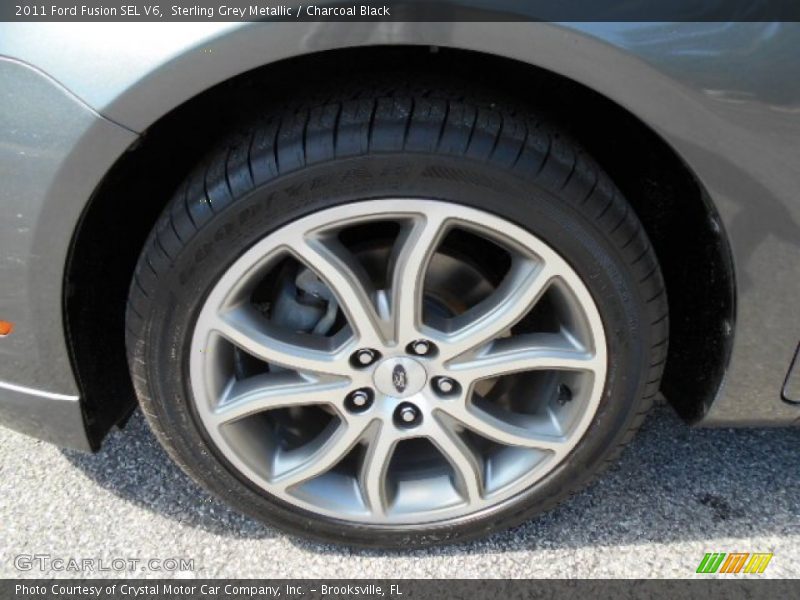 Sterling Grey Metallic / Charcoal Black 2011 Ford Fusion SEL V6