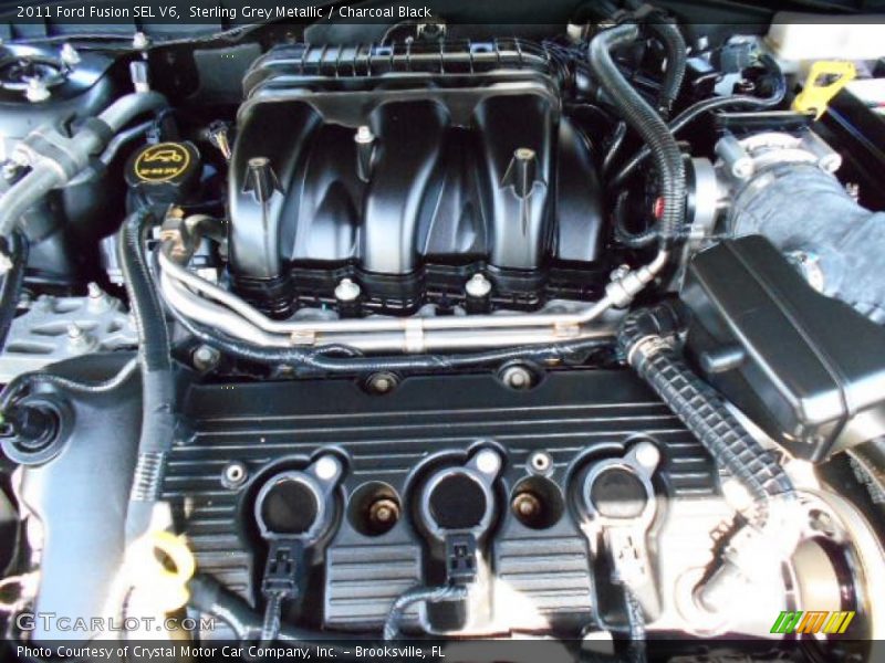 Sterling Grey Metallic / Charcoal Black 2011 Ford Fusion SEL V6