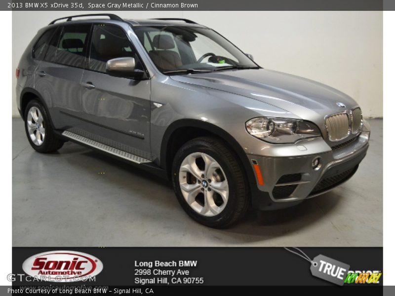 Space Gray Metallic / Cinnamon Brown 2013 BMW X5 xDrive 35d