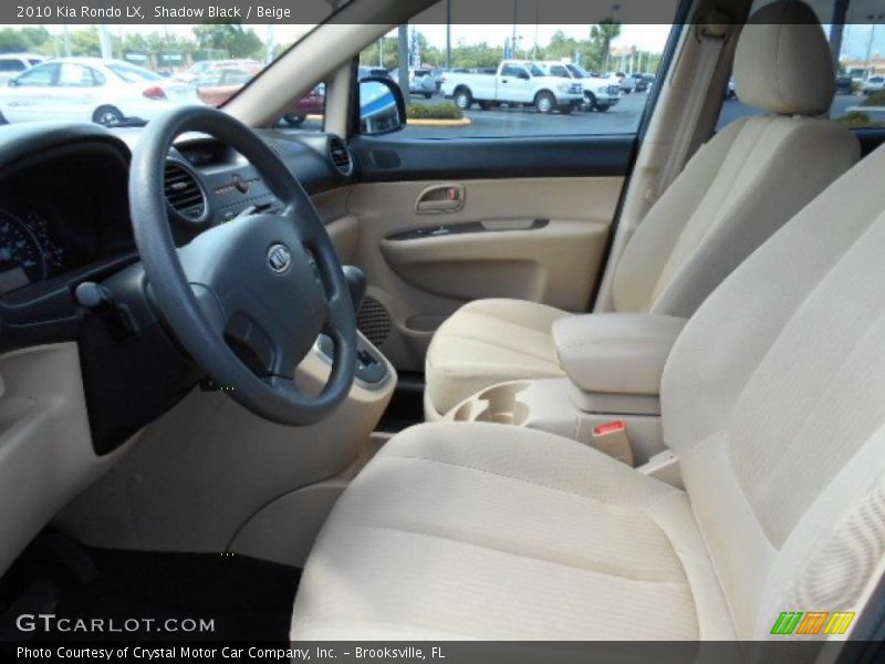 Shadow Black / Beige 2010 Kia Rondo LX