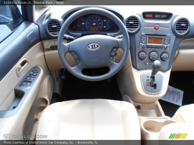 Shadow Black / Beige 2010 Kia Rondo LX