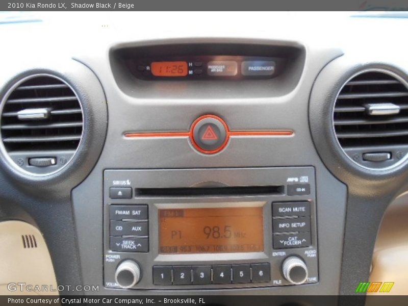 Shadow Black / Beige 2010 Kia Rondo LX