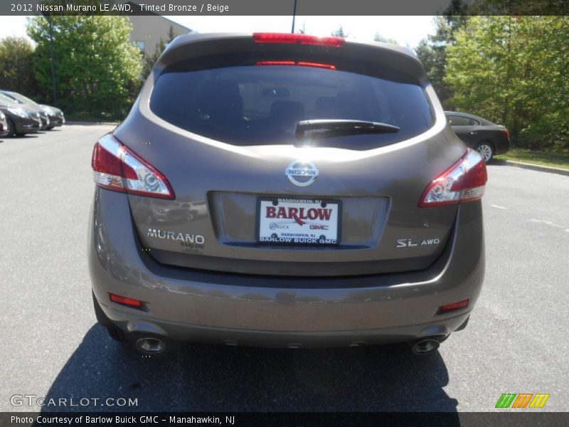 Tinted Bronze / Beige 2012 Nissan Murano LE AWD