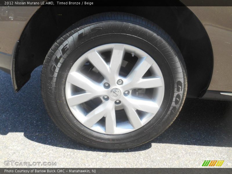 Tinted Bronze / Beige 2012 Nissan Murano LE AWD
