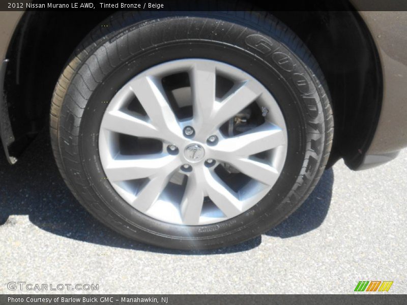 Tinted Bronze / Beige 2012 Nissan Murano LE AWD