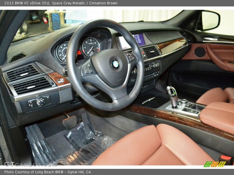 Space Gray Metallic / Cinnamon Brown 2013 BMW X5 xDrive 35d