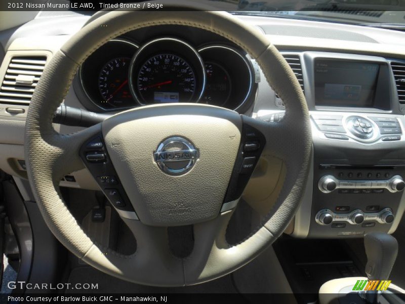 Tinted Bronze / Beige 2012 Nissan Murano LE AWD