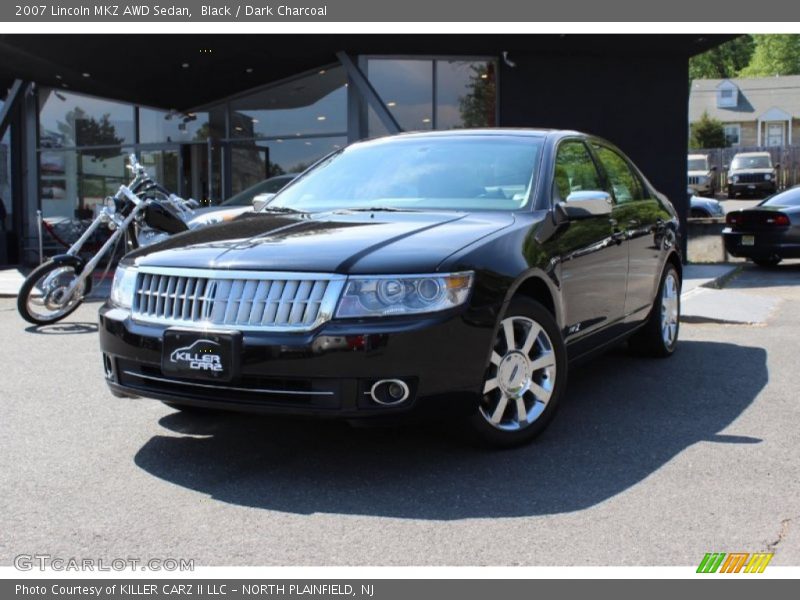 Black / Dark Charcoal 2007 Lincoln MKZ AWD Sedan