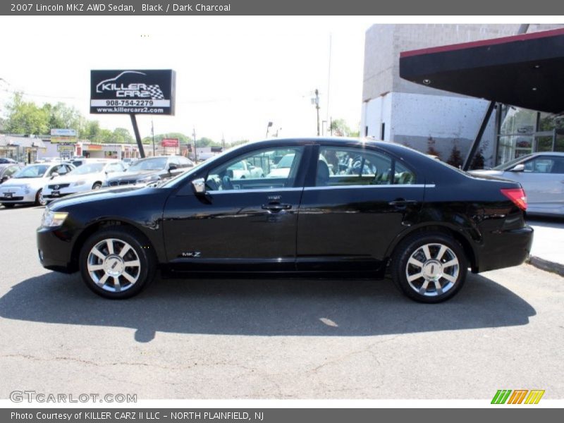 Black / Dark Charcoal 2007 Lincoln MKZ AWD Sedan