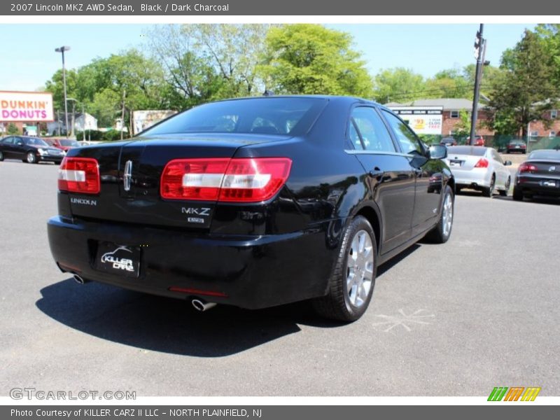 Black / Dark Charcoal 2007 Lincoln MKZ AWD Sedan