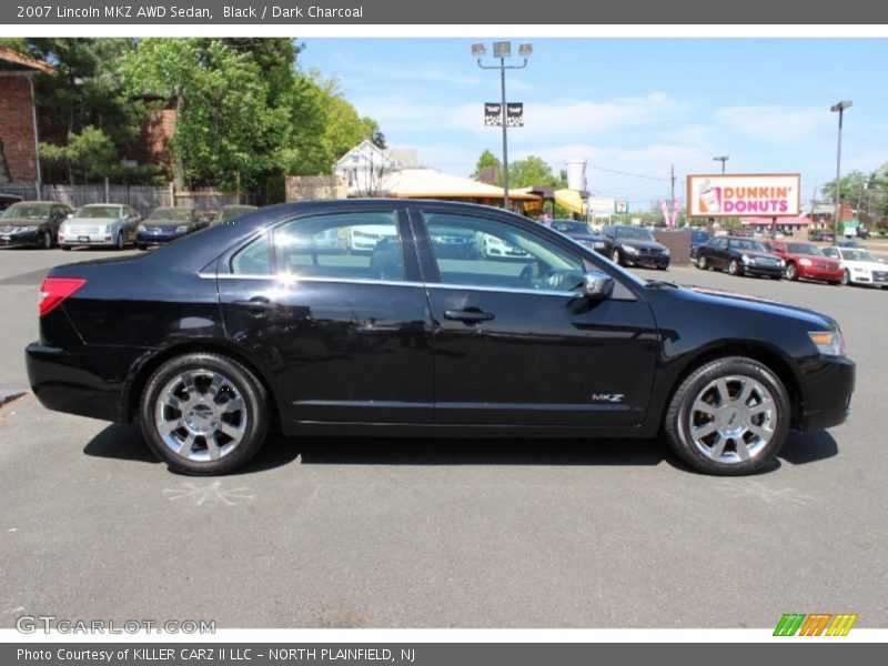 Black / Dark Charcoal 2007 Lincoln MKZ AWD Sedan