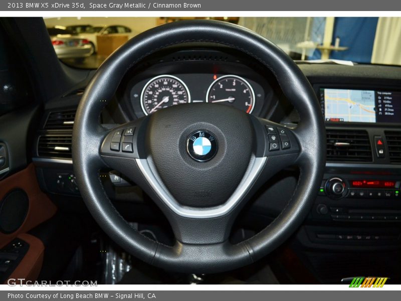 Space Gray Metallic / Cinnamon Brown 2013 BMW X5 xDrive 35d