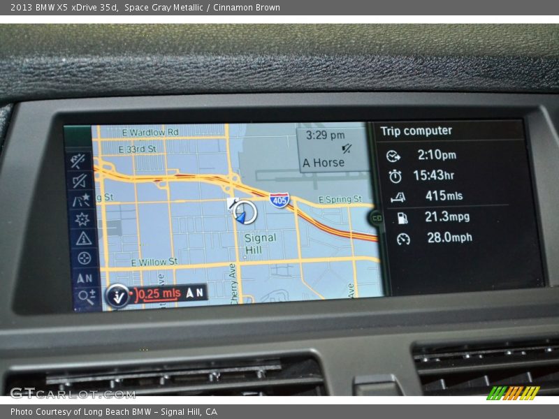 Space Gray Metallic / Cinnamon Brown 2013 BMW X5 xDrive 35d