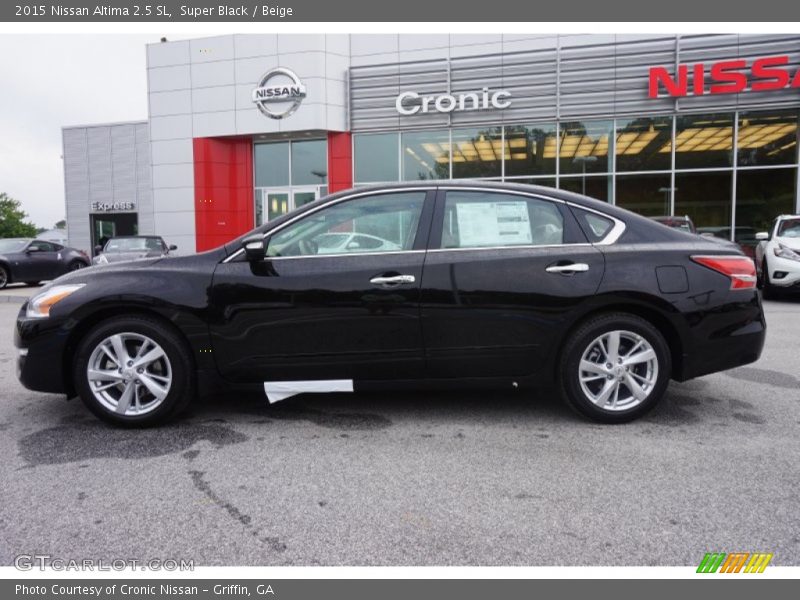 Super Black / Beige 2015 Nissan Altima 2.5 SL