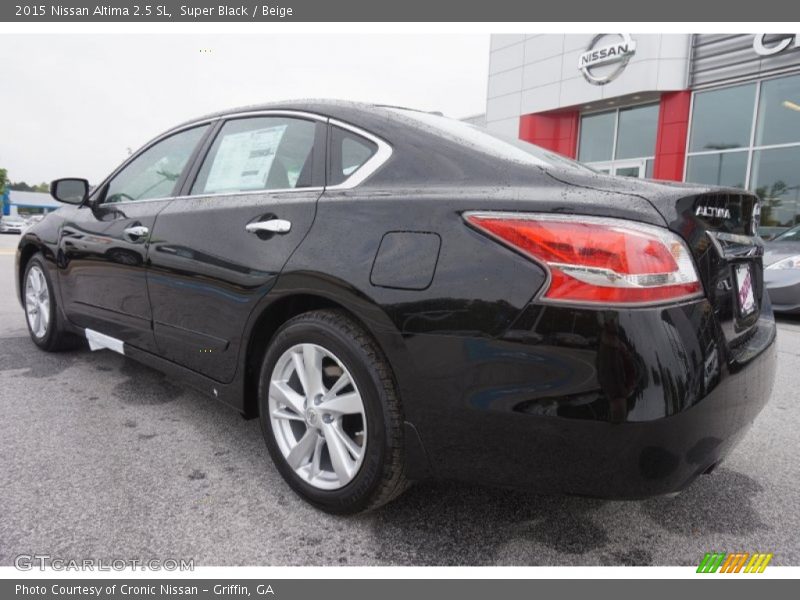 Super Black / Beige 2015 Nissan Altima 2.5 SL