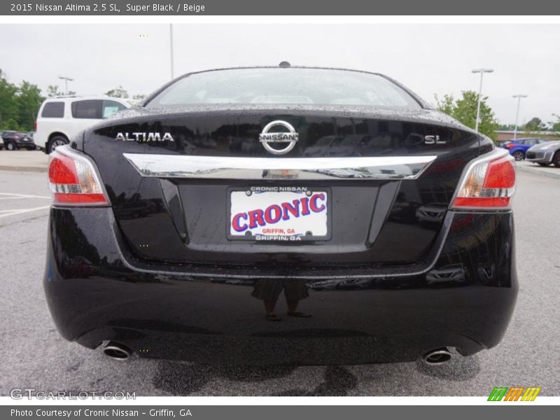 Super Black / Beige 2015 Nissan Altima 2.5 SL
