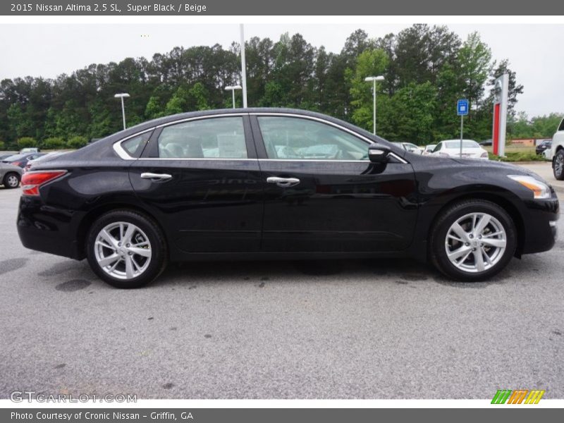Super Black / Beige 2015 Nissan Altima 2.5 SL