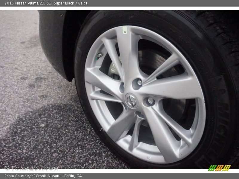 Super Black / Beige 2015 Nissan Altima 2.5 SL