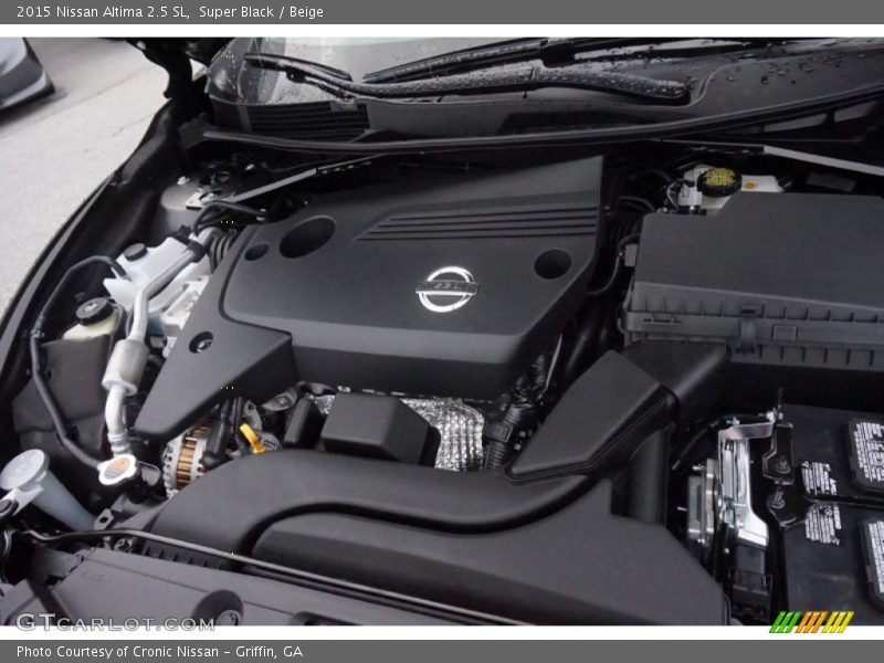 Super Black / Beige 2015 Nissan Altima 2.5 SL