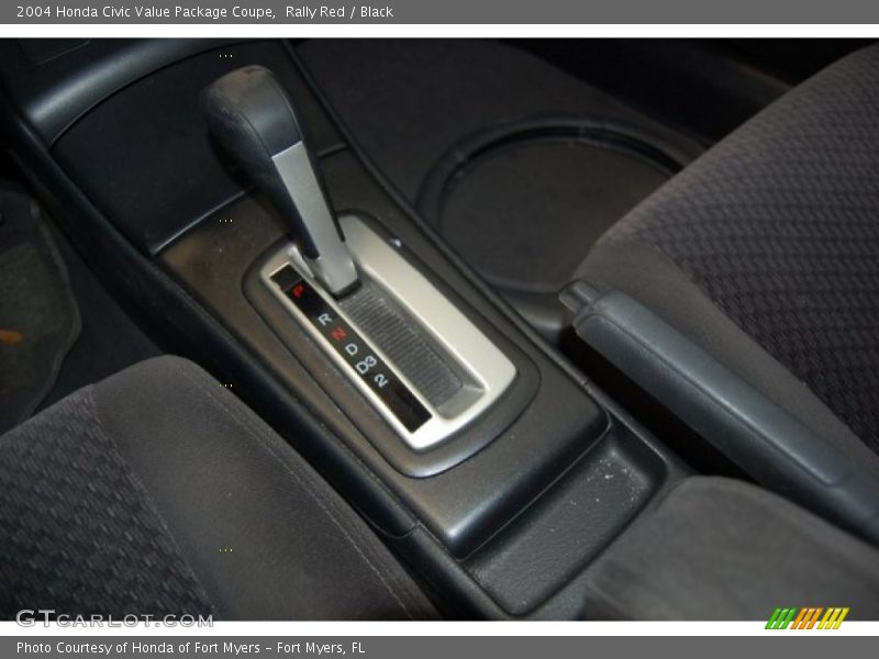Rally Red / Black 2004 Honda Civic Value Package Coupe