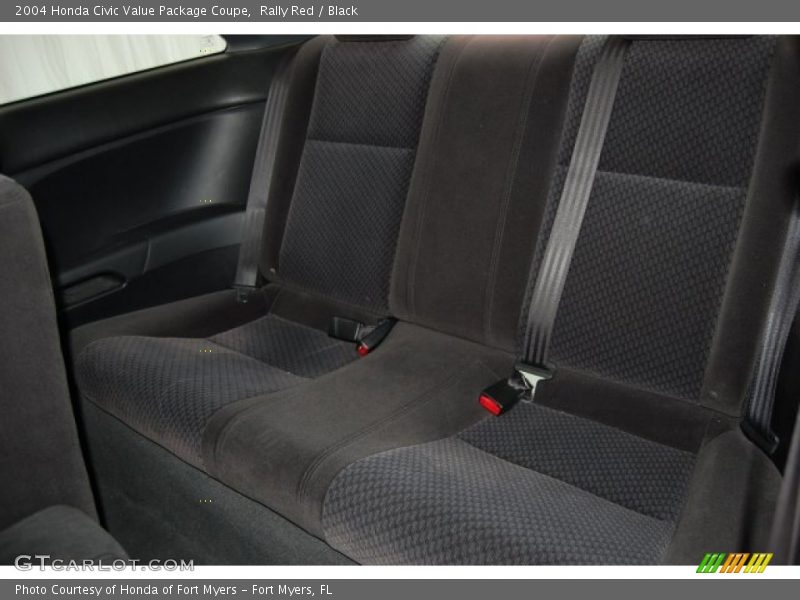 Rally Red / Black 2004 Honda Civic Value Package Coupe