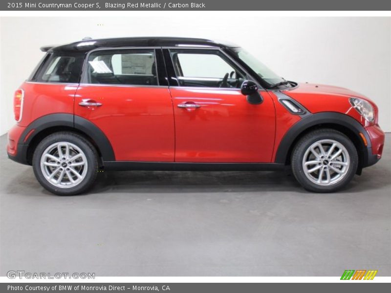 Blazing Red Metallic / Carbon Black 2015 Mini Countryman Cooper S