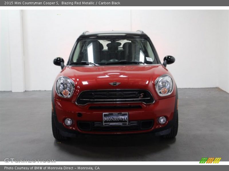 Blazing Red Metallic / Carbon Black 2015 Mini Countryman Cooper S