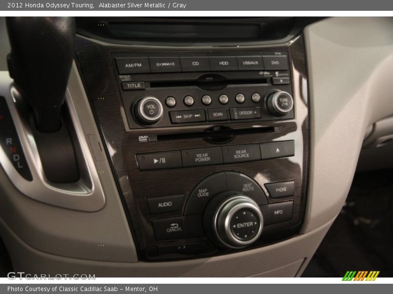Alabaster Silver Metallic / Gray 2012 Honda Odyssey Touring
