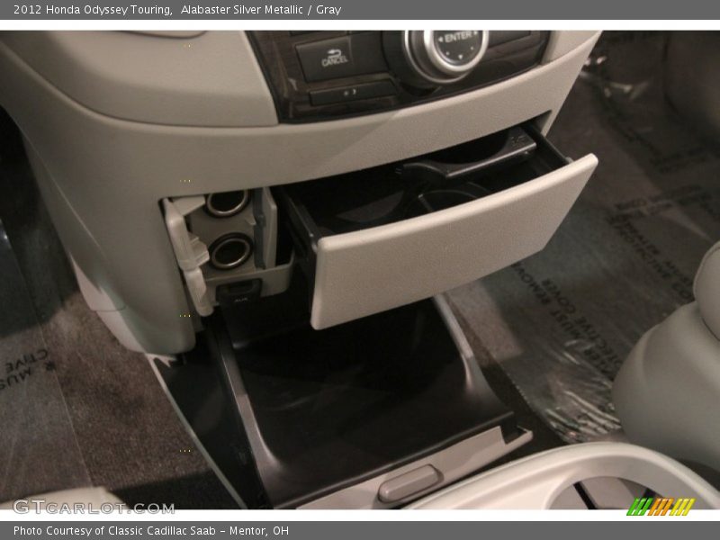 Alabaster Silver Metallic / Gray 2012 Honda Odyssey Touring