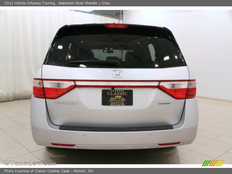 Alabaster Silver Metallic / Gray 2012 Honda Odyssey Touring
