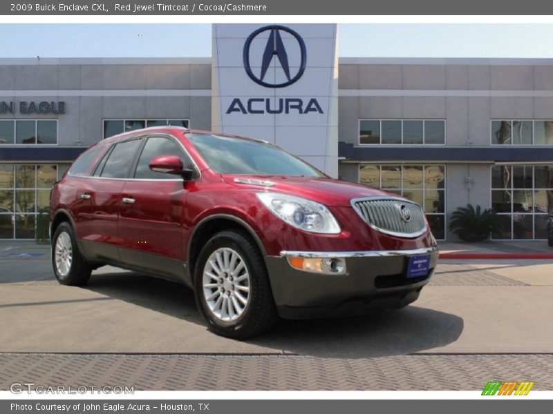 Red Jewel Tintcoat / Cocoa/Cashmere 2009 Buick Enclave CXL