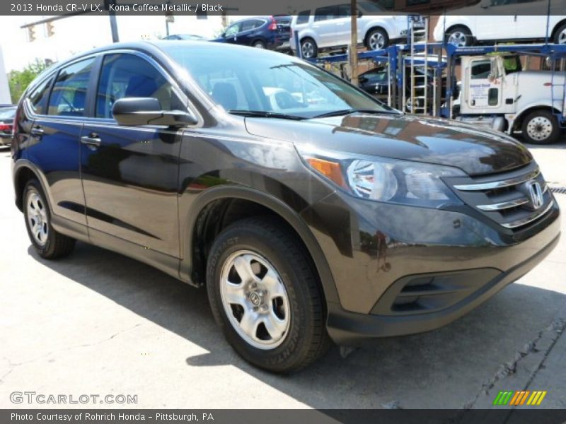 Kona Coffee Metallic / Black 2013 Honda CR-V LX