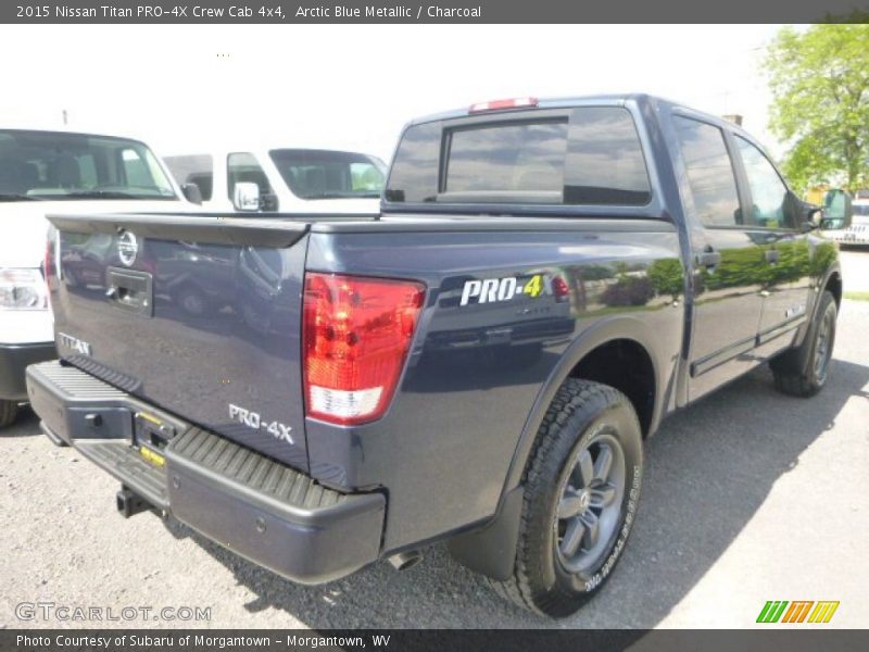 Arctic Blue Metallic / Charcoal 2015 Nissan Titan PRO-4X Crew Cab 4x4