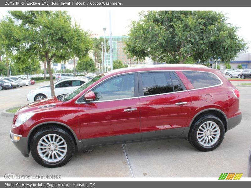 Red Jewel Tintcoat / Cocoa/Cashmere 2009 Buick Enclave CXL