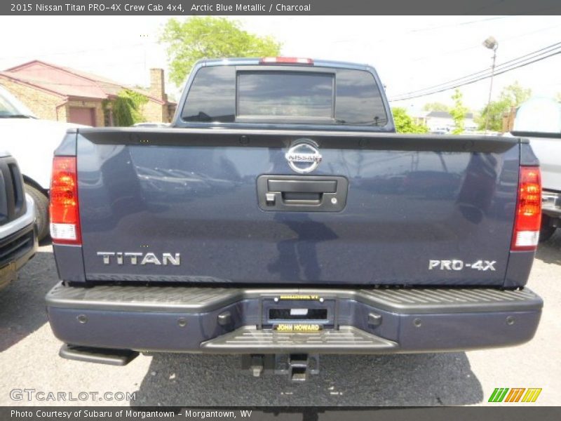 Arctic Blue Metallic / Charcoal 2015 Nissan Titan PRO-4X Crew Cab 4x4