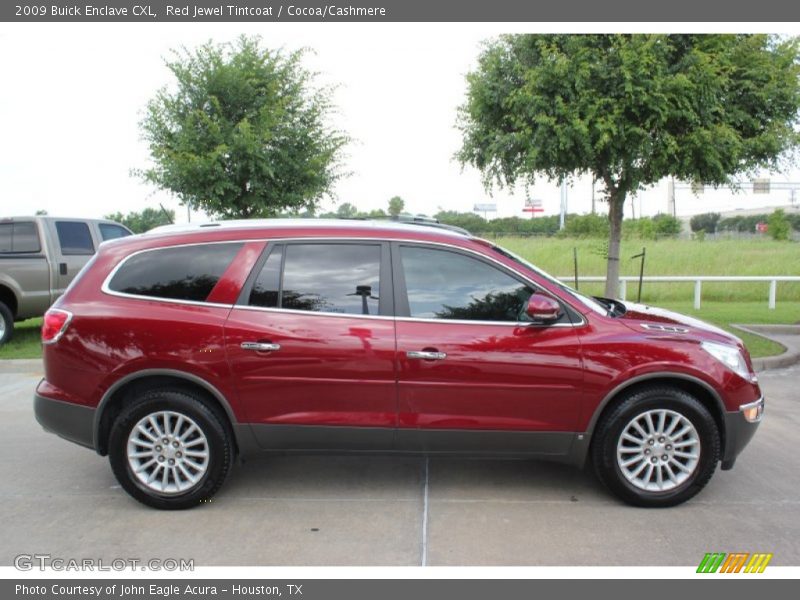 Red Jewel Tintcoat / Cocoa/Cashmere 2009 Buick Enclave CXL