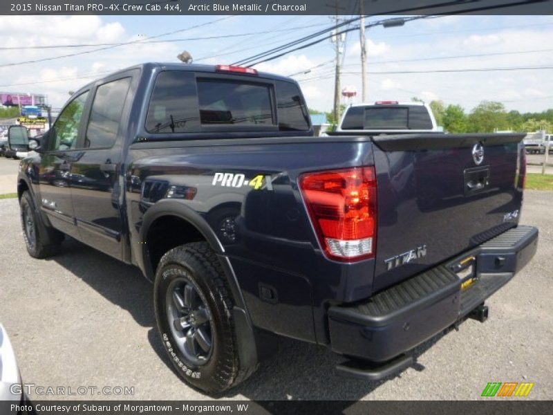 Arctic Blue Metallic / Charcoal 2015 Nissan Titan PRO-4X Crew Cab 4x4