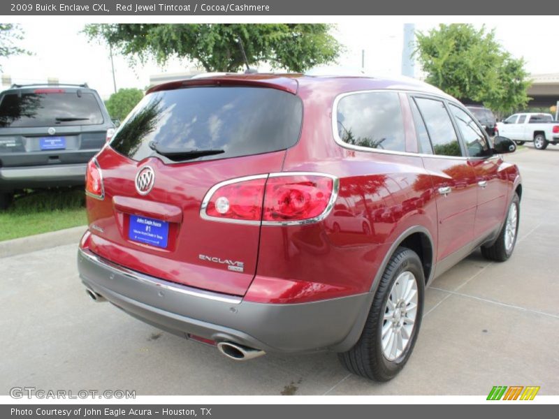 Red Jewel Tintcoat / Cocoa/Cashmere 2009 Buick Enclave CXL