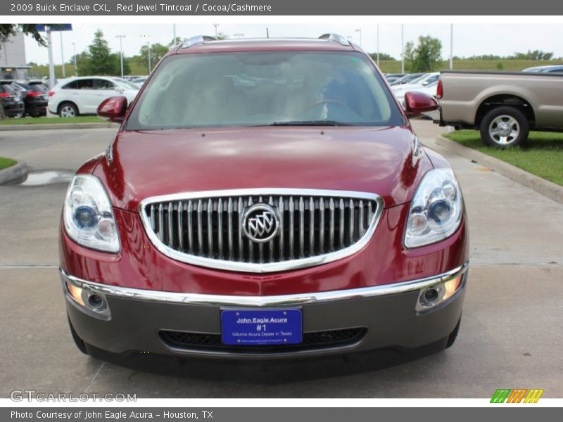 Red Jewel Tintcoat / Cocoa/Cashmere 2009 Buick Enclave CXL