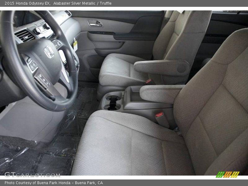 Alabaster Silver Metallic / Truffle 2015 Honda Odyssey EX
