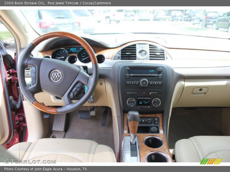 Red Jewel Tintcoat / Cocoa/Cashmere 2009 Buick Enclave CXL