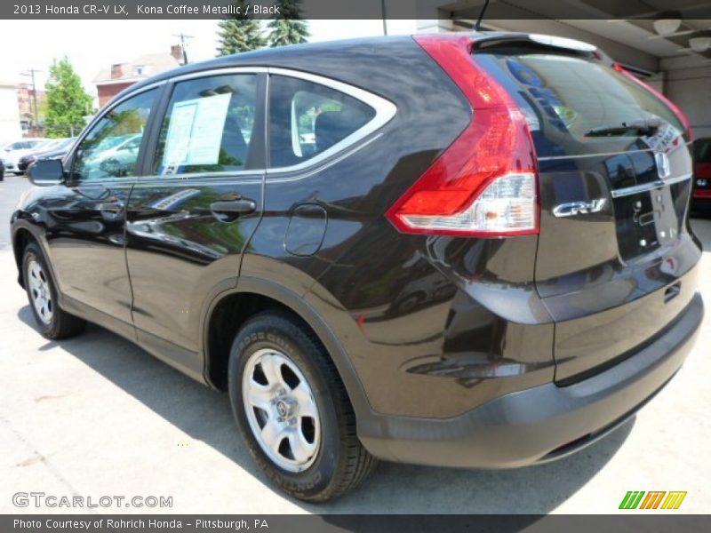 Kona Coffee Metallic / Black 2013 Honda CR-V LX