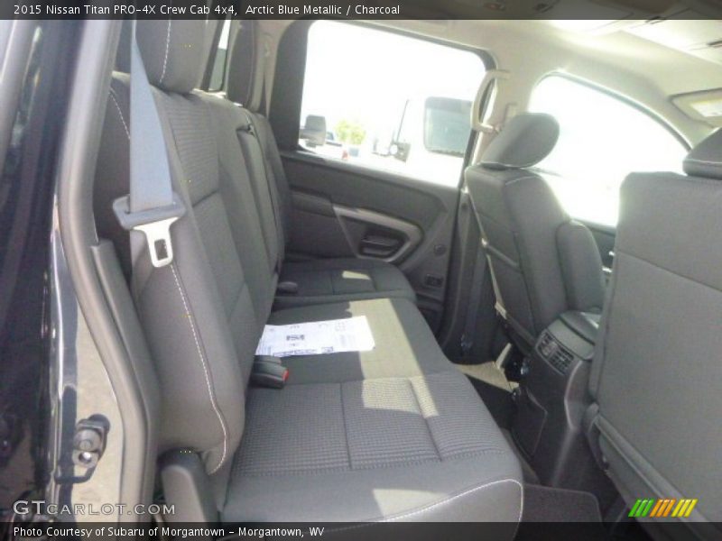 Arctic Blue Metallic / Charcoal 2015 Nissan Titan PRO-4X Crew Cab 4x4