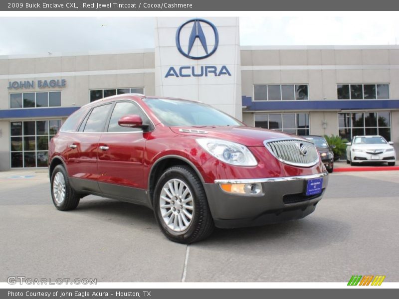 Red Jewel Tintcoat / Cocoa/Cashmere 2009 Buick Enclave CXL